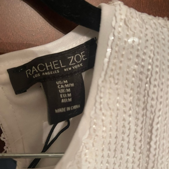 Gorgeous NWT white sequin skirt set …. Both pieces fully lined …Smoke free home - Picture 3 of 4